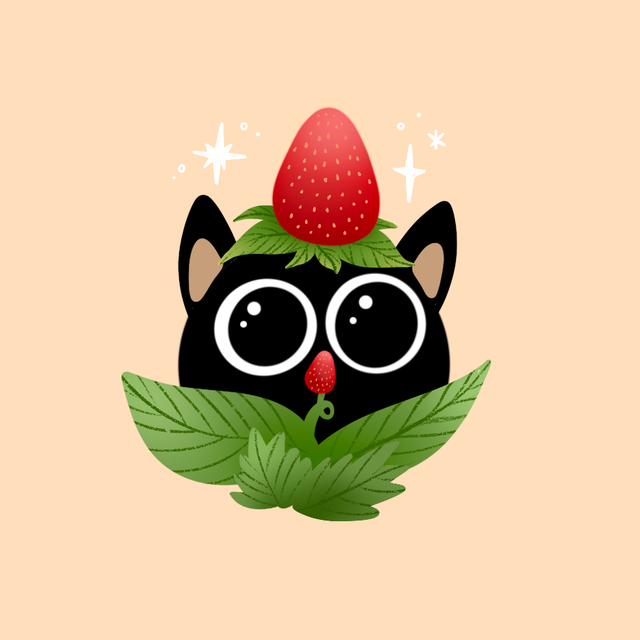 Strawberry Max Sticker