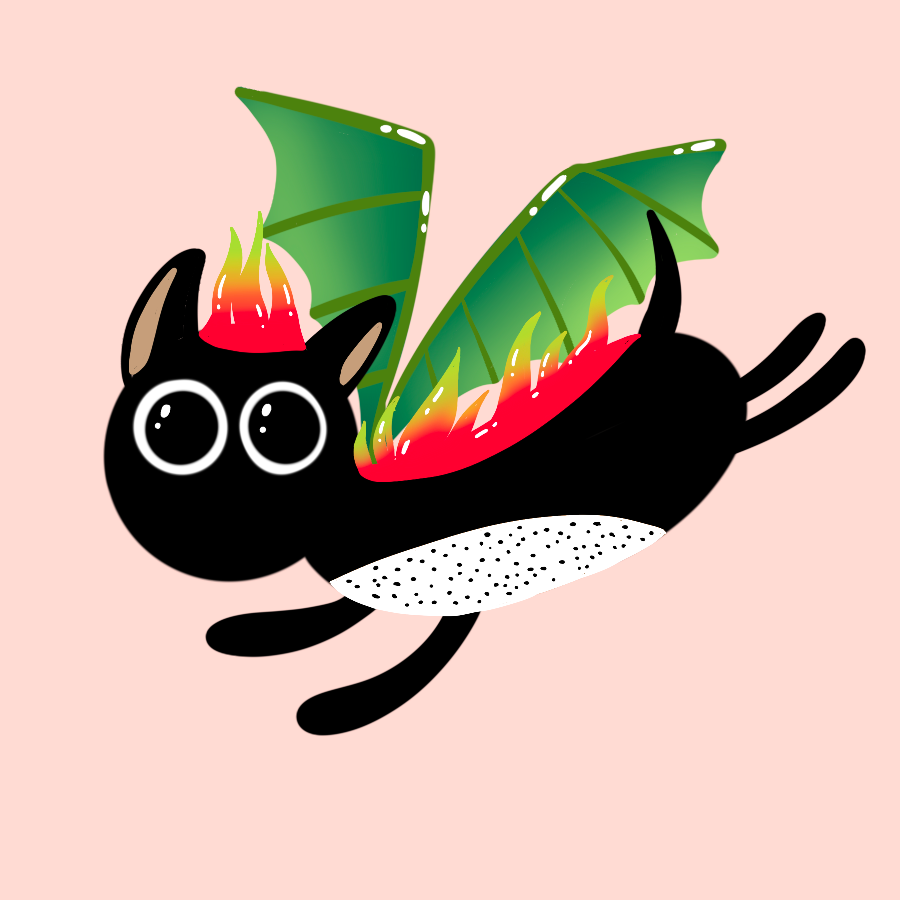 Dragonfruit Max Sticker