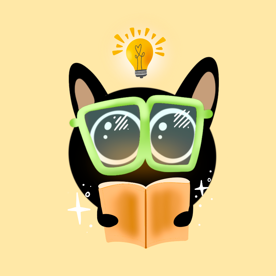 Bookworm Max Sticker