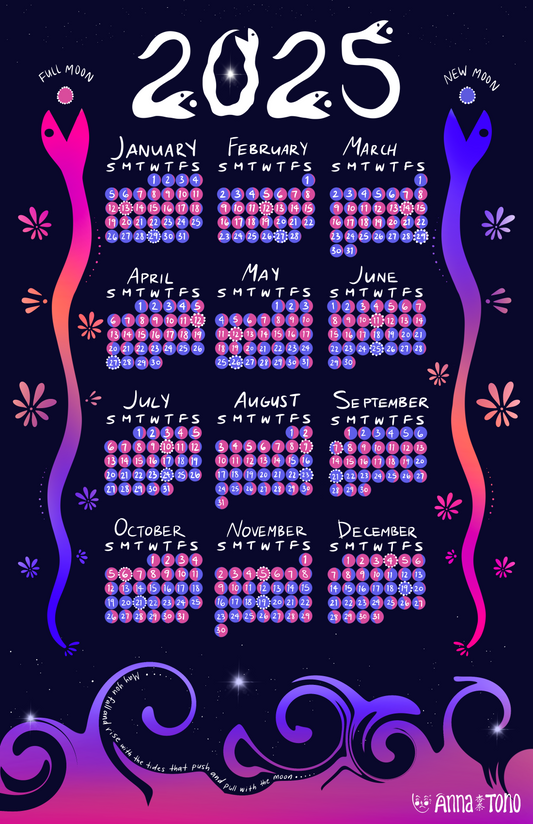 2025 Year of the Snake Lunar Calendar