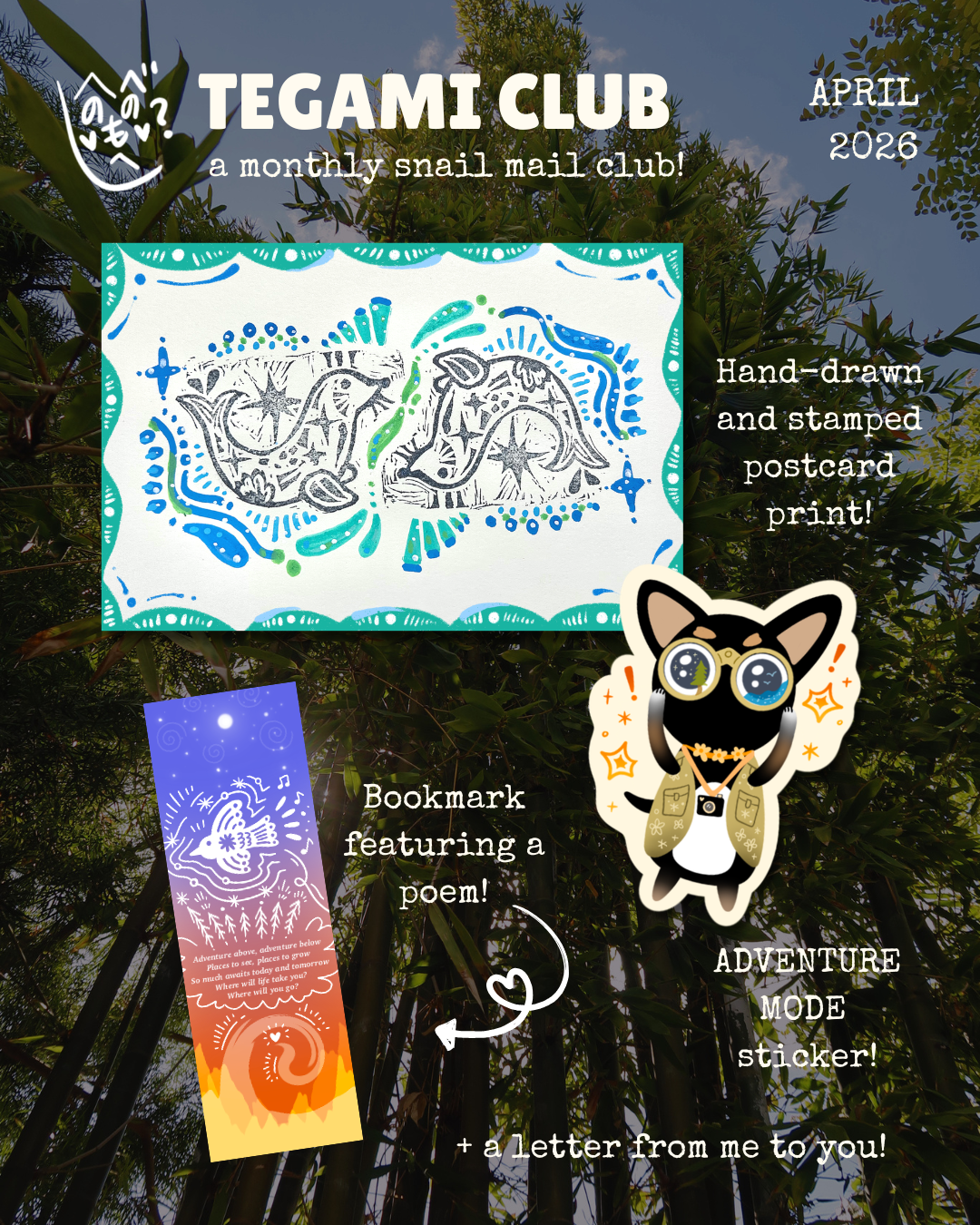 Tegami Club – Monthly Snail Mail Club