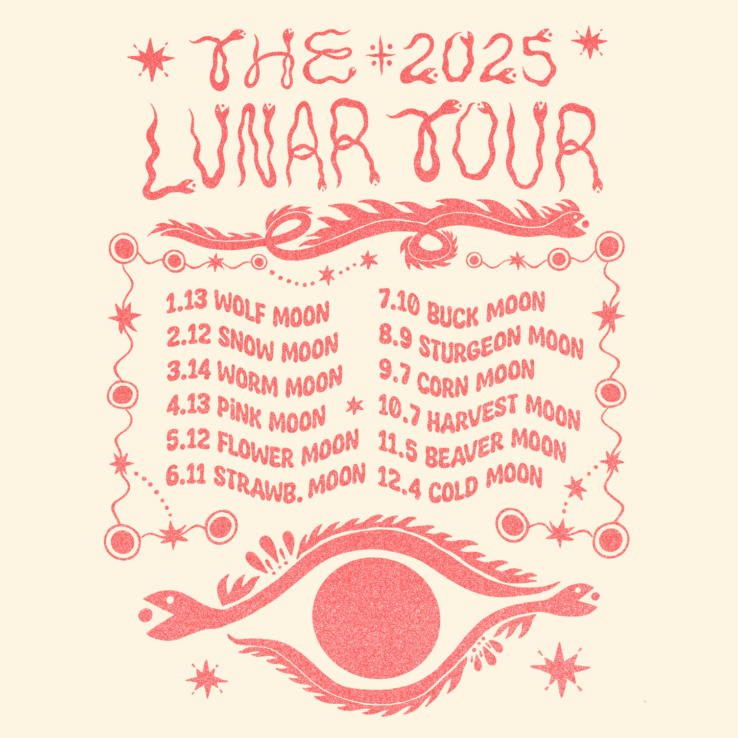 2025 Lunar Tour Tee