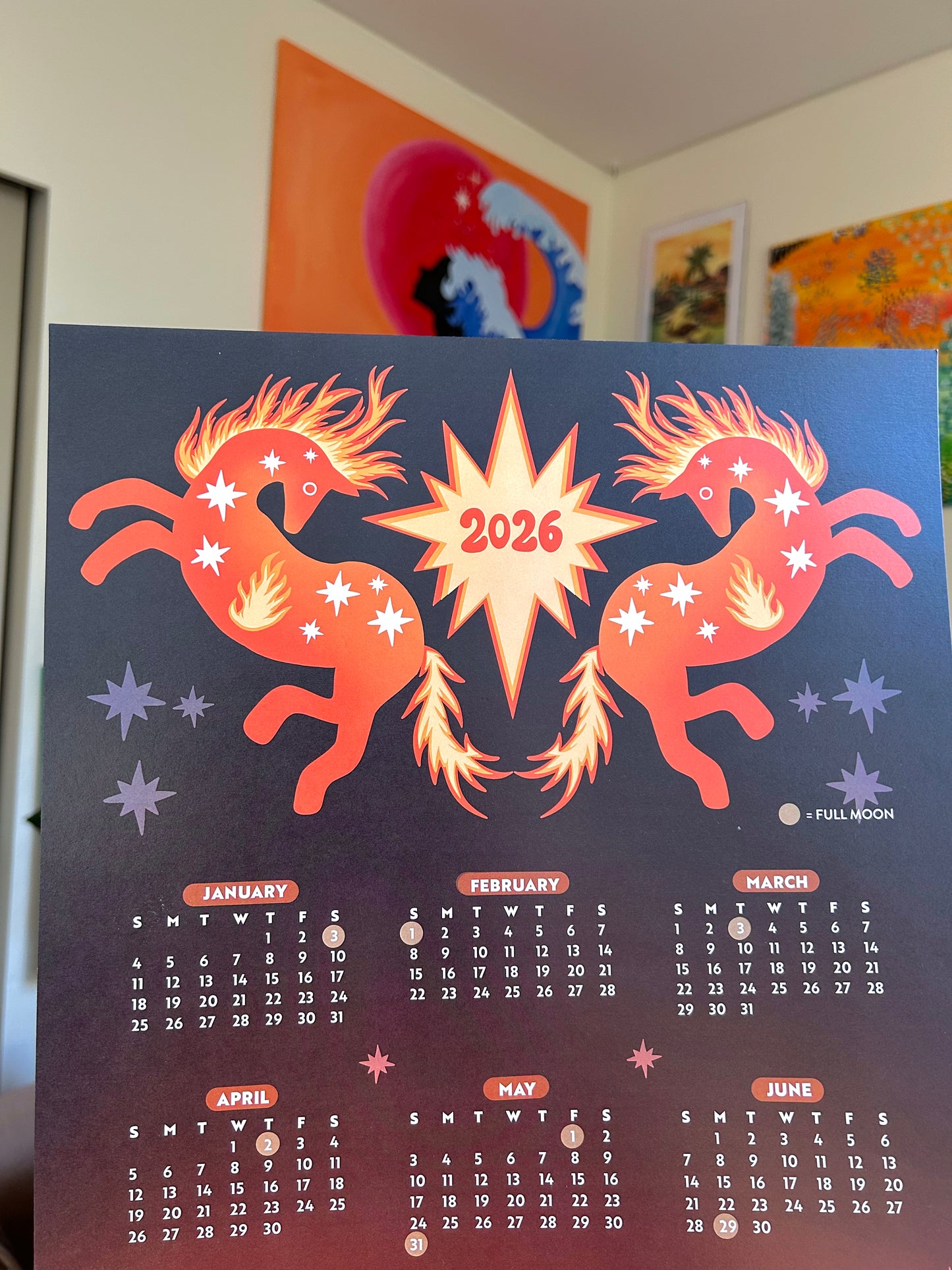 2026 Year of the Fire Horse Lunar Calendar